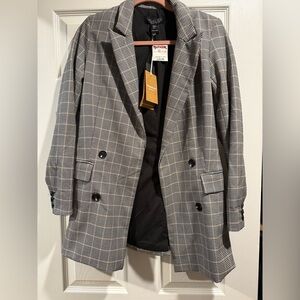 Rachel Zoe Plaid Blazer